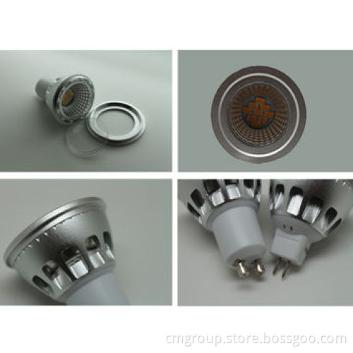 5W GU10 LED bulbs spotlight, LG brand, 380-410lm, >85Ra CE certificate, private mode, dimmable